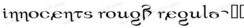 innocents rough Regula字体转换